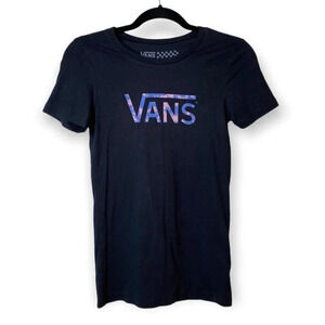 Vans Black Short Sleeve  Tee Shirt S